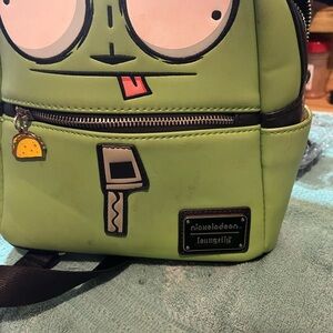 Nickelodeon x Loungefly Invader Zim GIR Mini Backpack - Lime Green